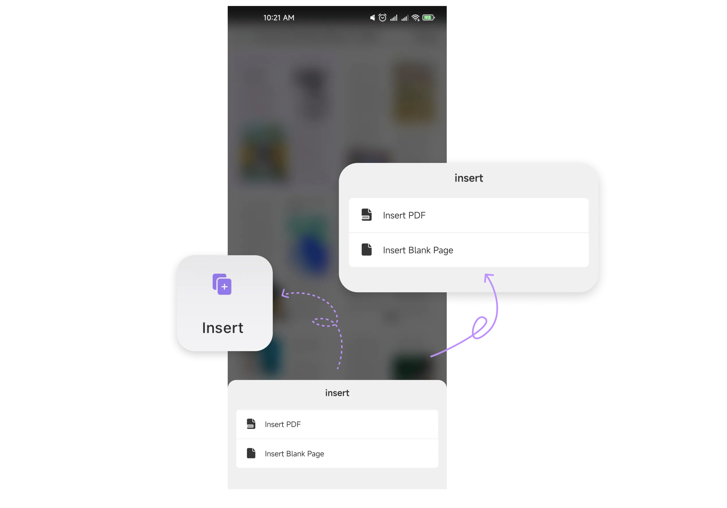 Organize Pages on Android with UPDF User Guide