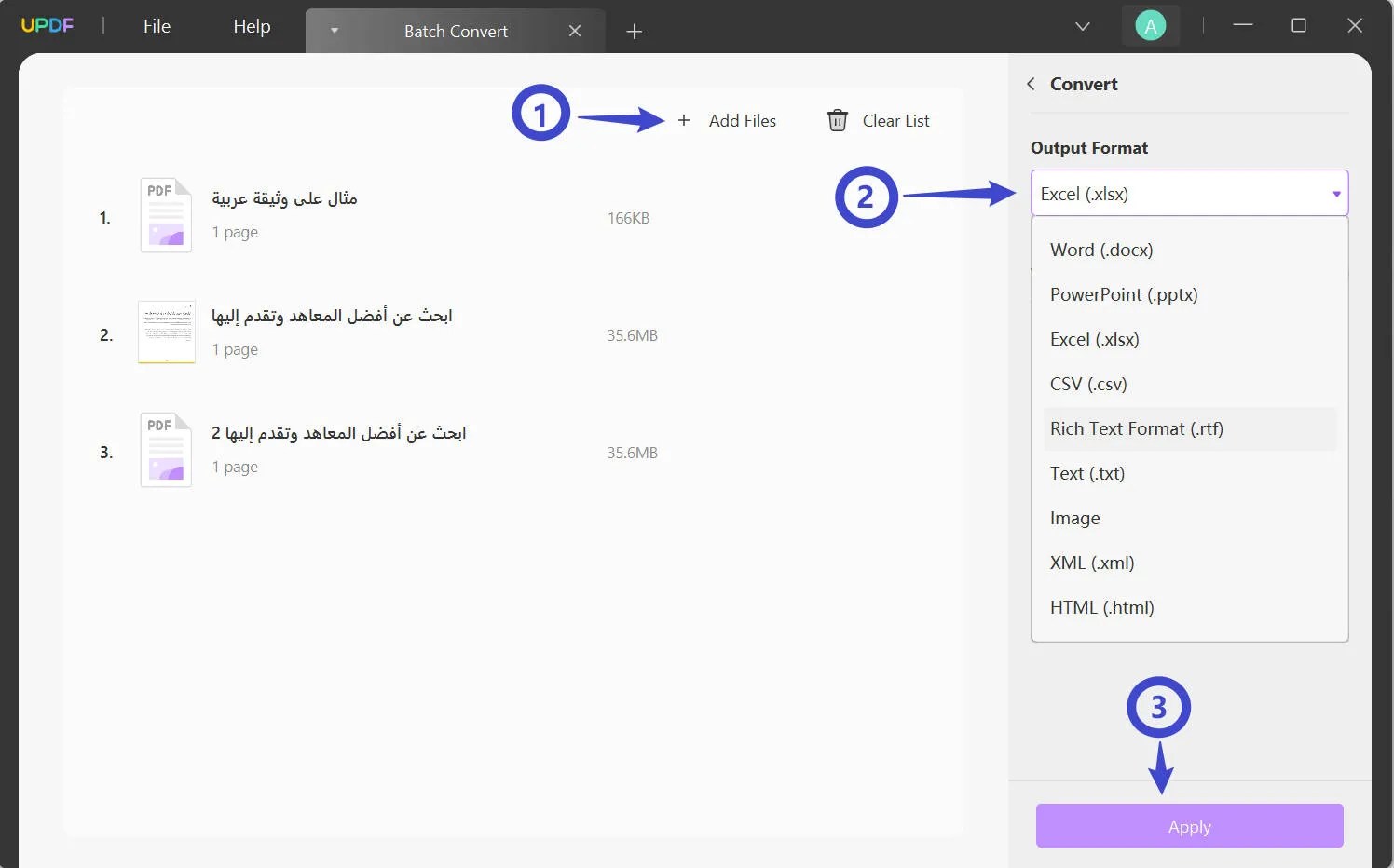 How to Convert PDF to Excel in Arabic Effective Methods UPDF