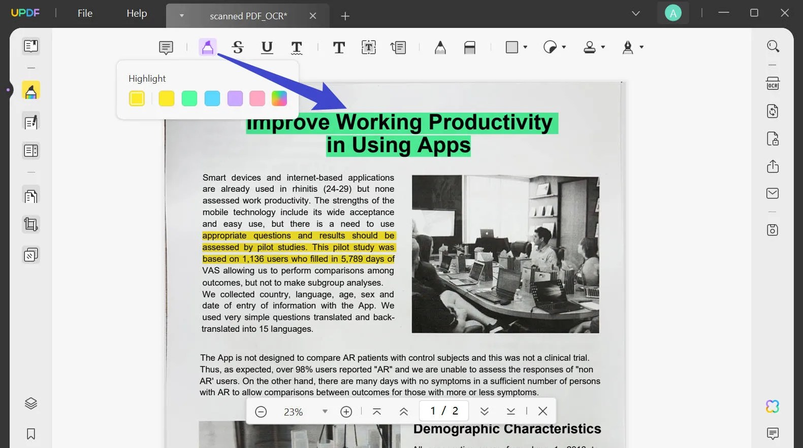 How to Highlight Scanned PDF? (3 Proven Ways) UPDF