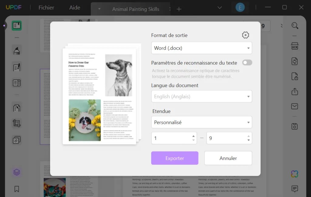 2 méthodes de copier un tableau d'un PDF dans Word UPDF