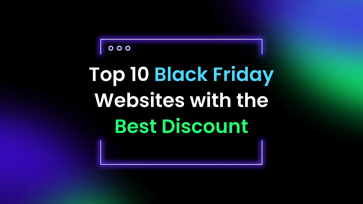 10 Best Black Friday sites to Offer the Best Discount UPDF