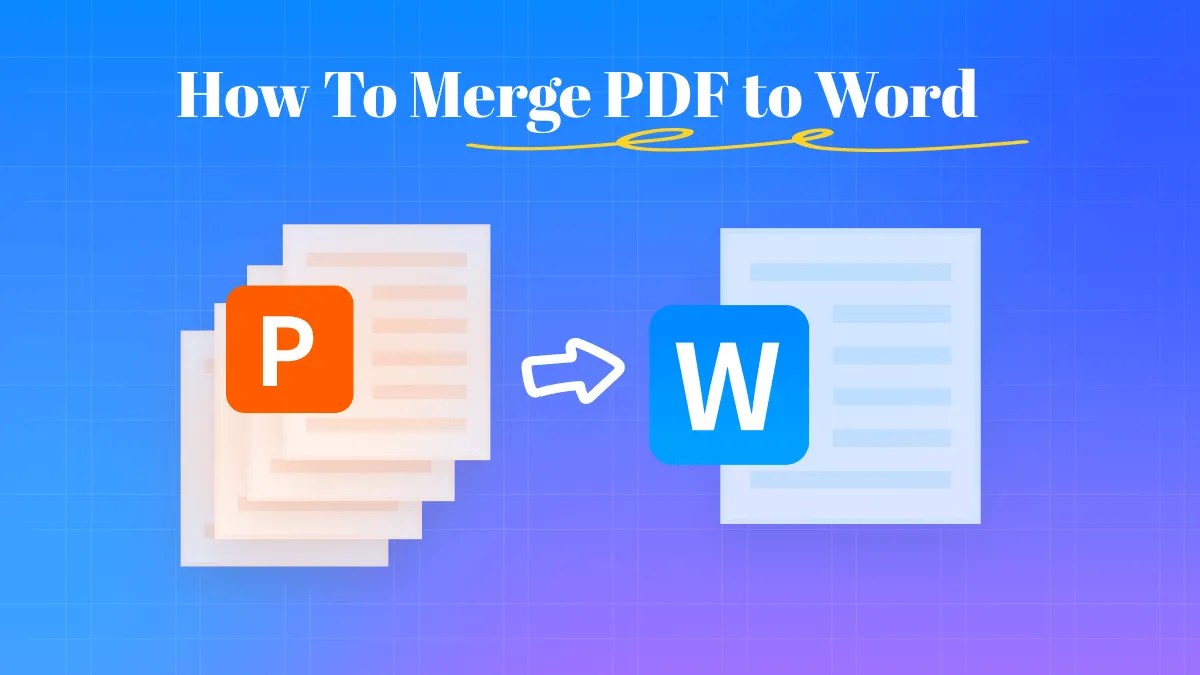 Merge and Split PDF Documents