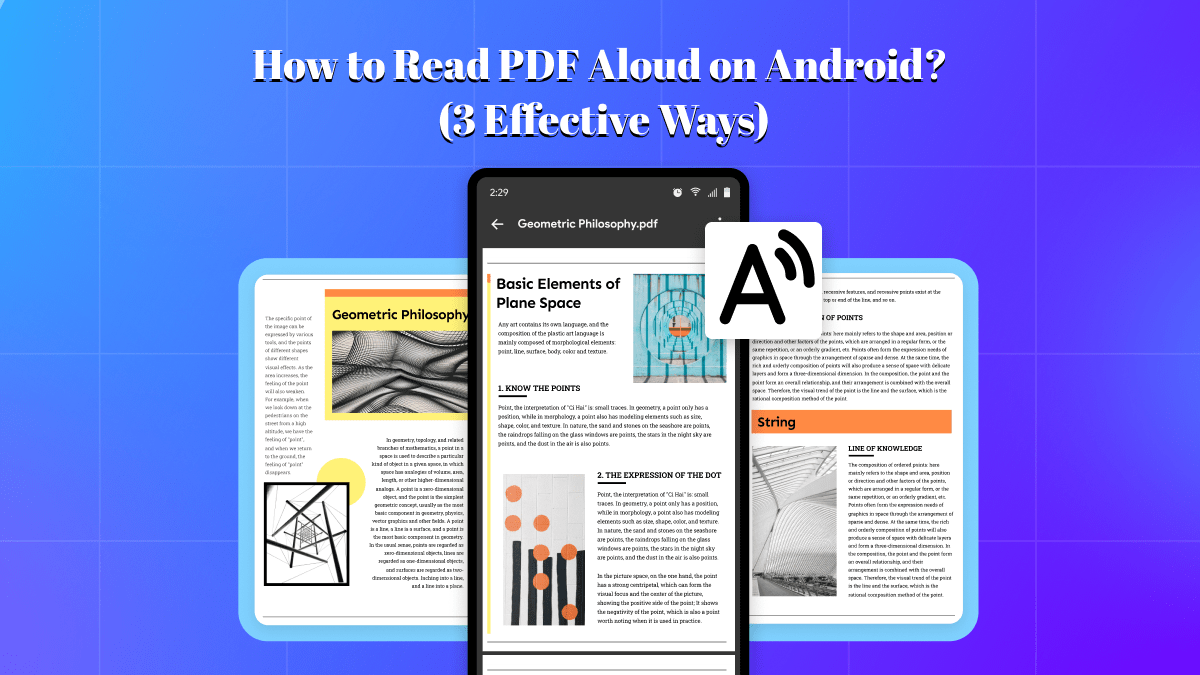 How to Read PDF Aloud on Android? (Easy Ways) UPDF