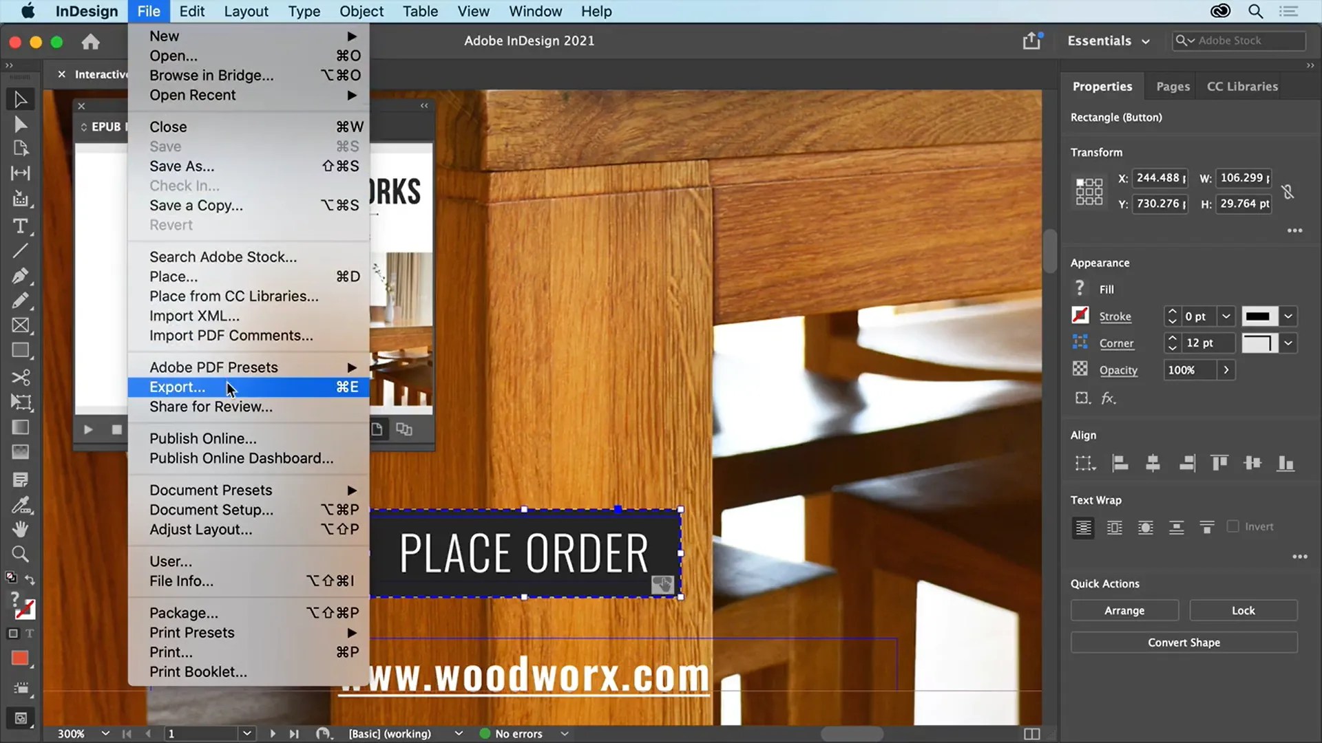 Create Interactive PDF with InDesign UPDF