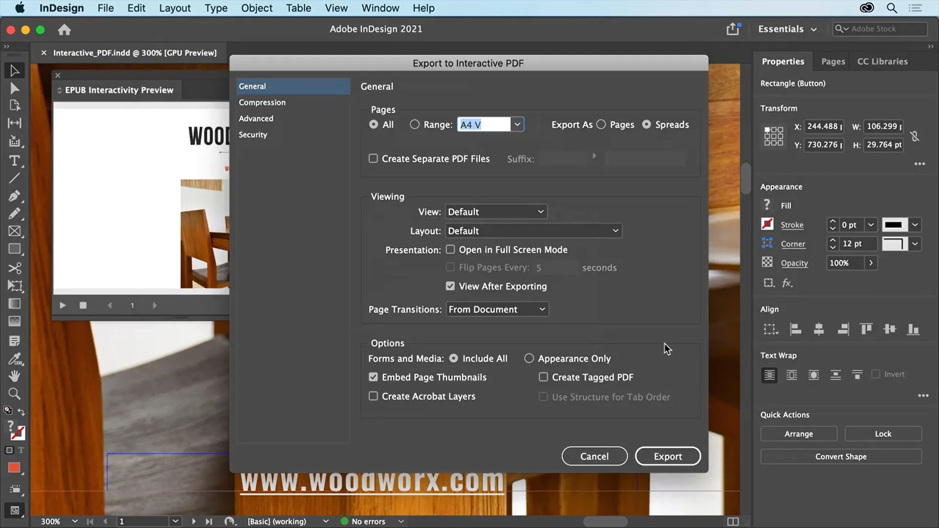 Create Interactive PDF with InDesign UPDF