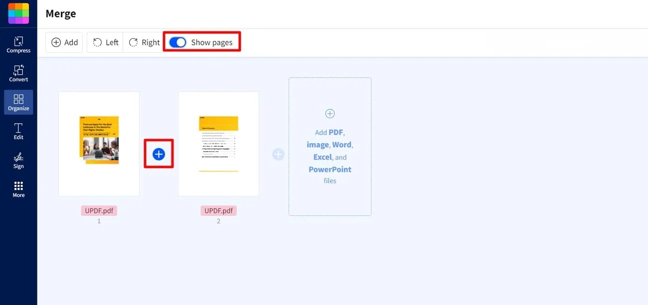 Insert PDF Pages Online Tools to Organize Documents UPDF