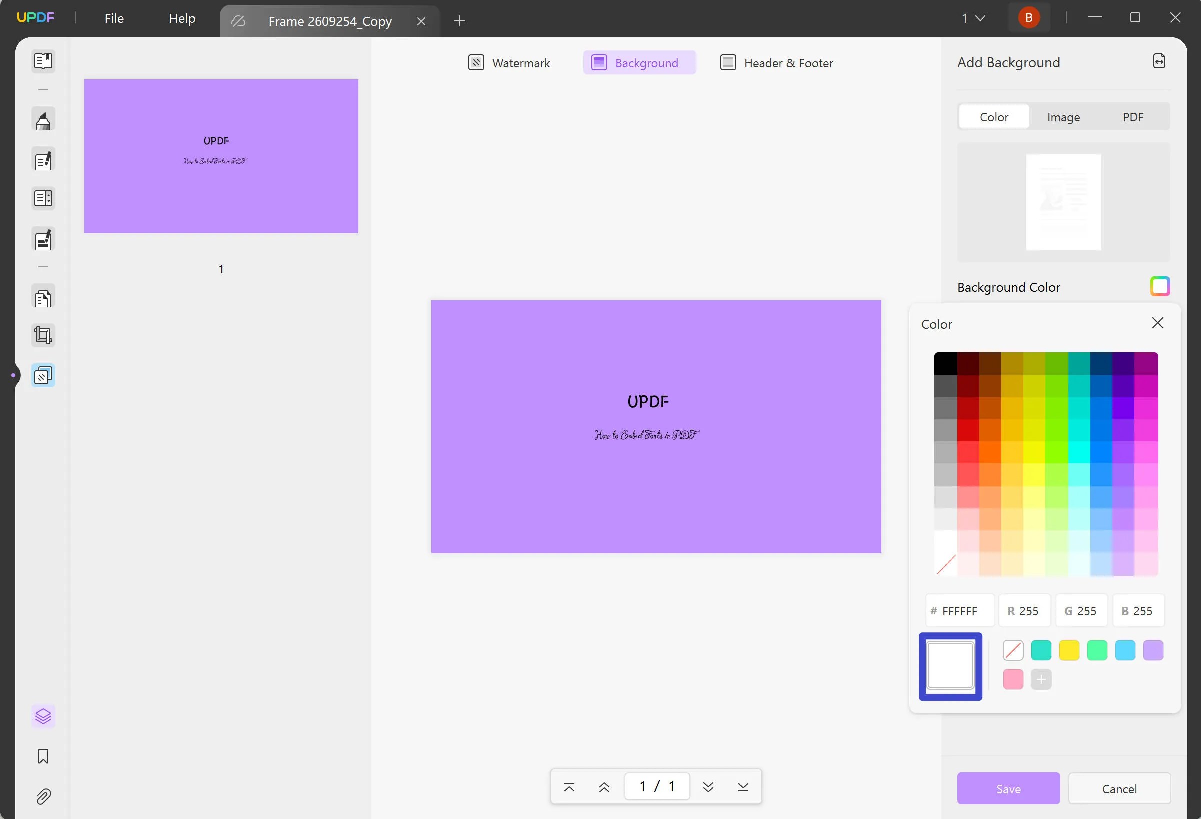 Transform Your PDFs Convert Background to White Online UPDF