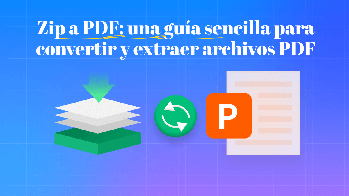 Zip a PDF una guía sencilla para convertir y extraer archivos PDF UPDF