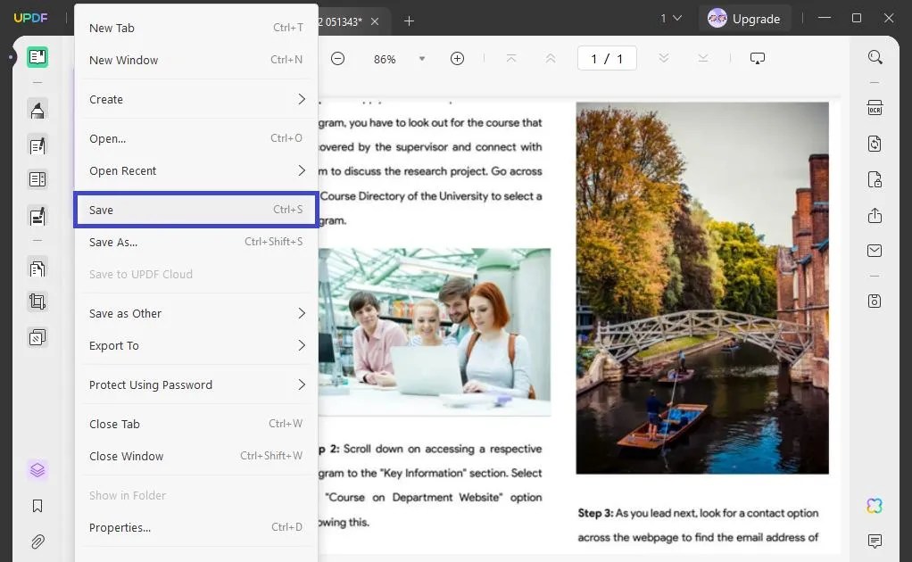 How to Save Print Screen to PDF? UPDF
