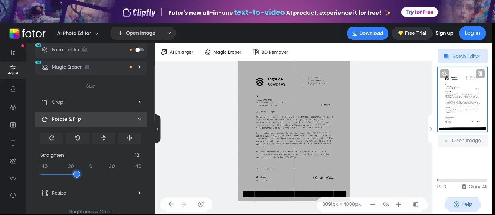 How to Straighten a Scanned PDF? (3 Easy Methods) UPDF