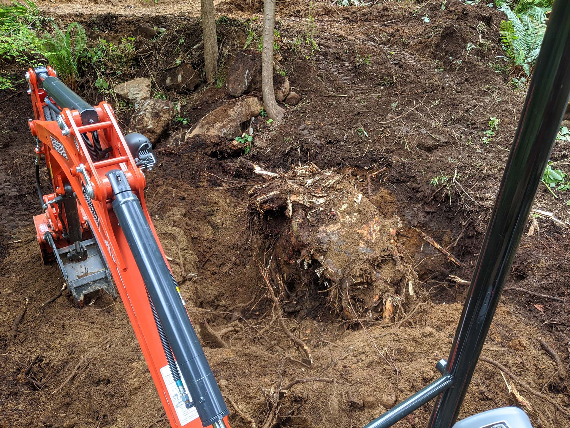 UpDynamic Mini Excavator Services on Bowen Island