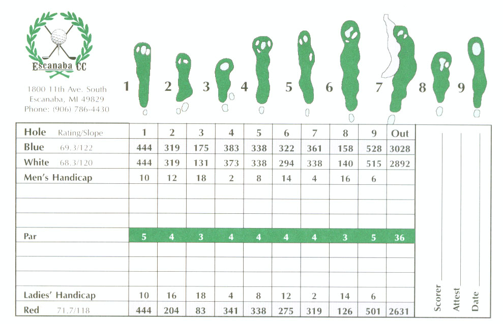 Escanaba Country Club UPGA