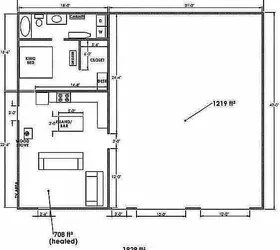 Barndominium House And Shop Floor Plans (with Photos) Upgraded Home