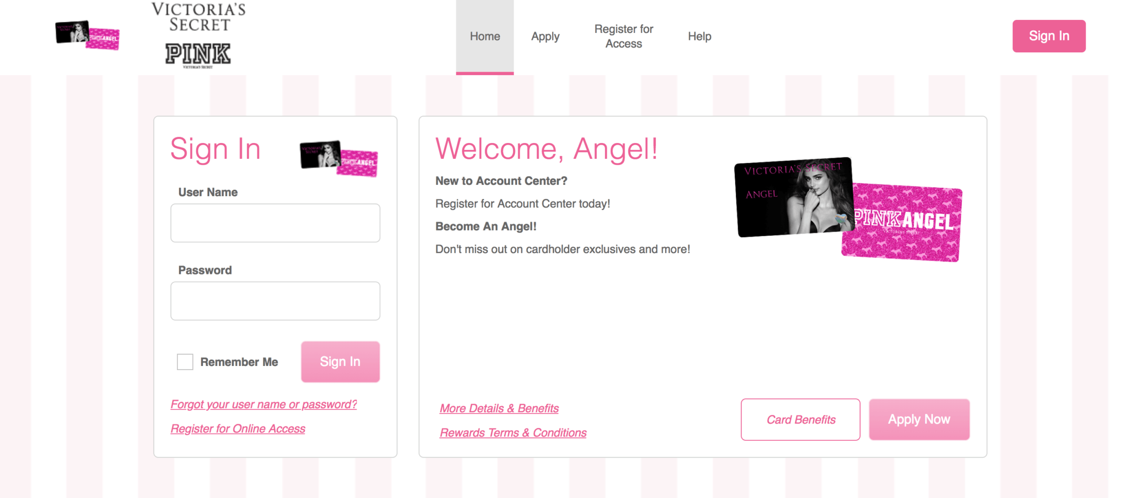 The Victoria's Secret Credit Card & Angel Rewards Worth