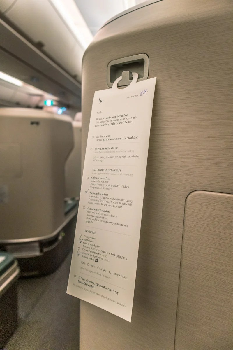 Cathay Pacific Airbus A3501000 Business Class Review [HKG > AMS]