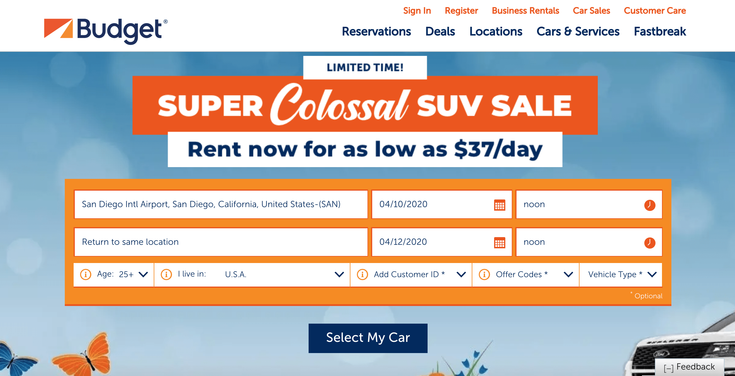 Ultimate Guide to Budget Car Rental [Budget Fastbreak Program]