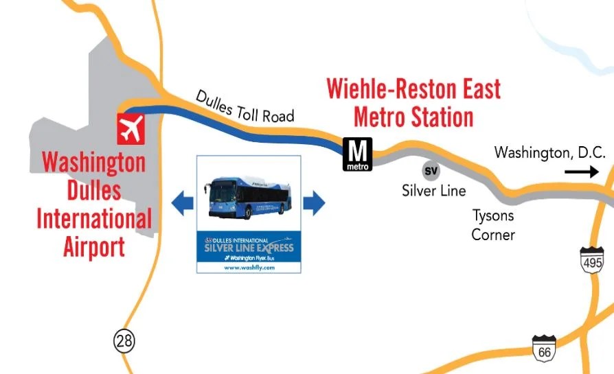 Dulles Airport Metro Map Washington Dulles International Airport IAD Terminal Guide [2020]
