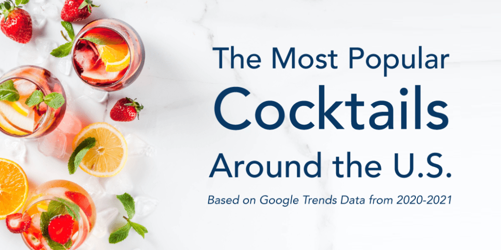 The Most Popular Cocktails Around the U.S. [2020/21 Data]