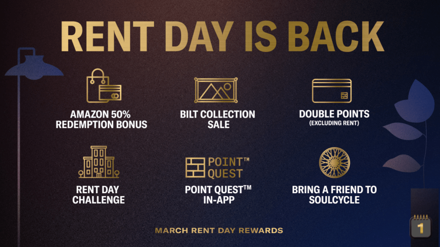 Bilt Rent Day March Get 50 More Value With Amazon and More