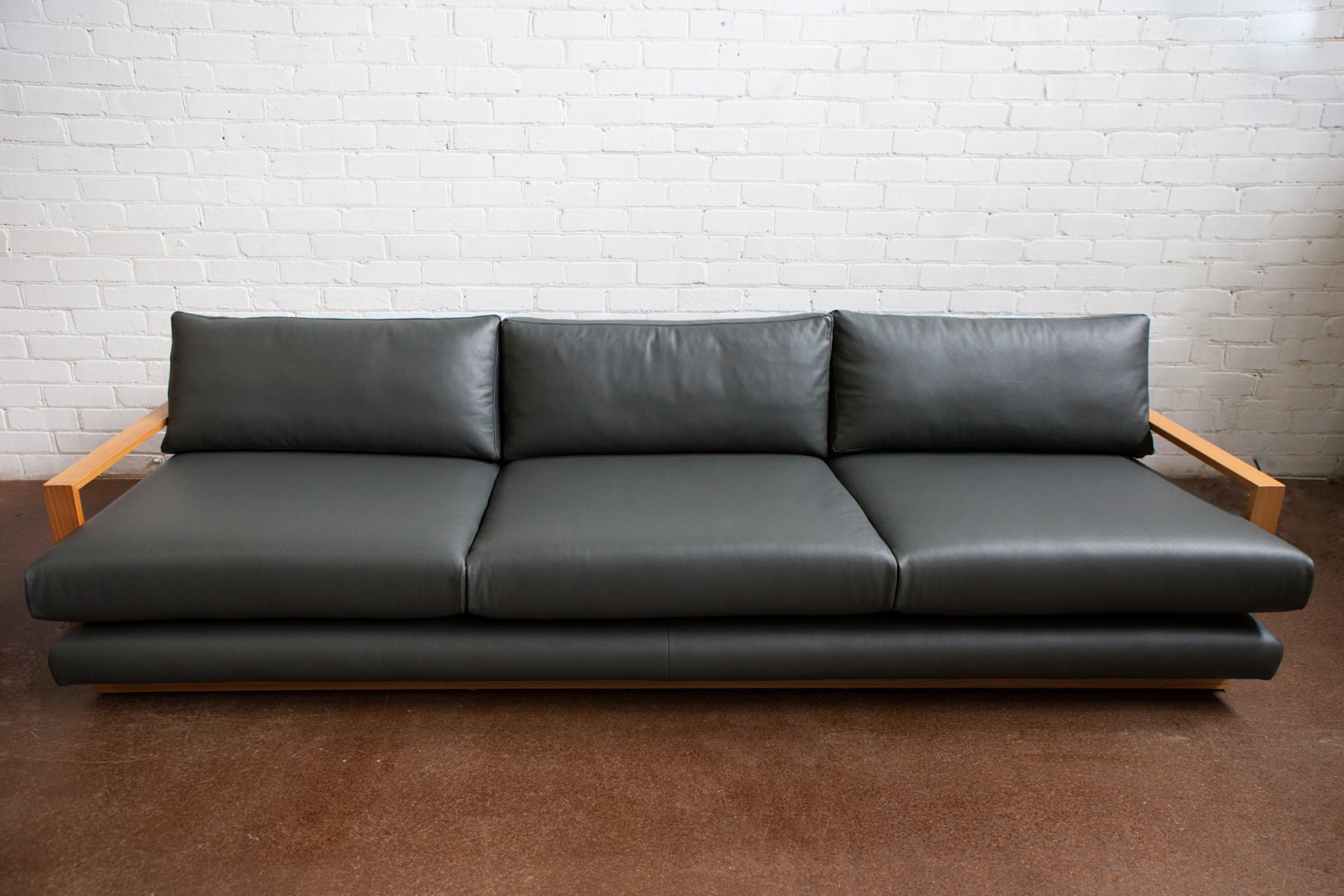 Custom Leather Couch Upholstered Adelaide
