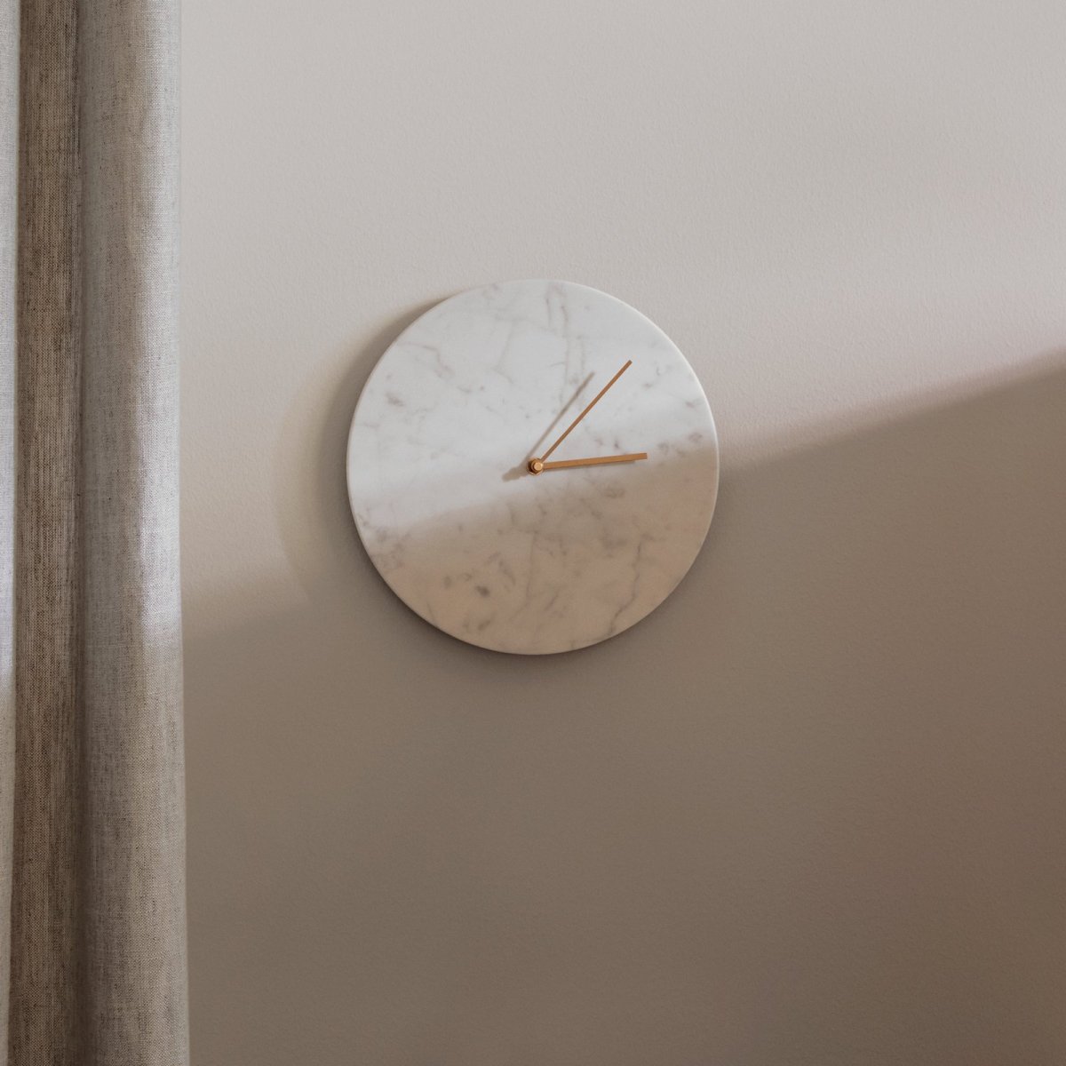 Marble Wall Clock by Norm Architects for Menu UP interiors