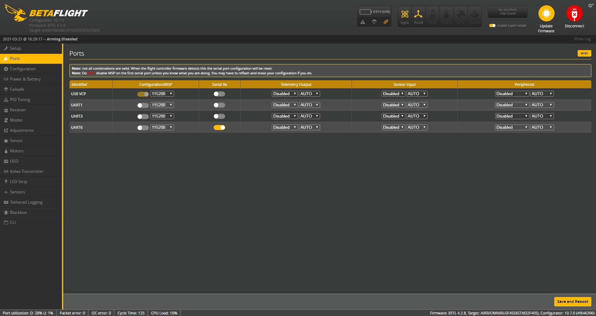 Betaflight 4.2 Full Setup and Configuration Up In The Sky