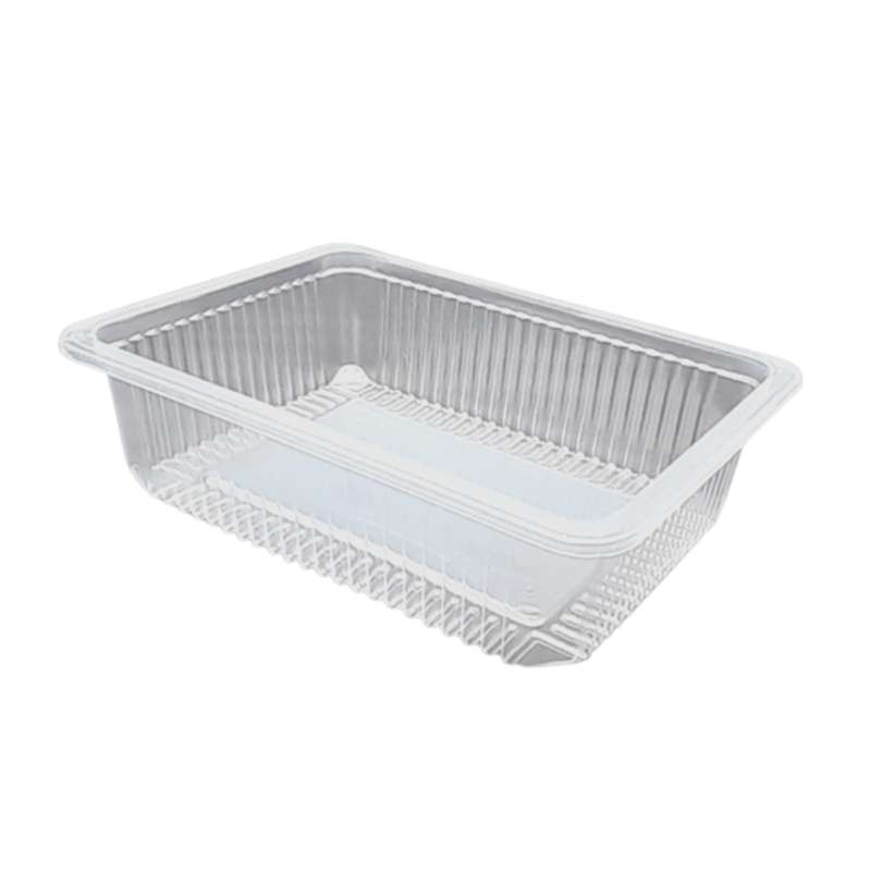 Transparent Rectangular TopSealing Plastic Containers Sweet Box