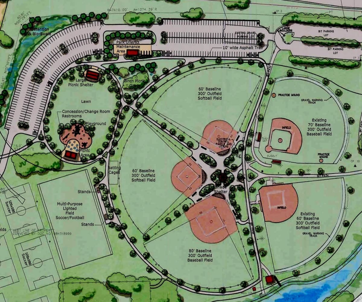 Sports Complex Plan Zoom In West Main Park Master Plan Upland