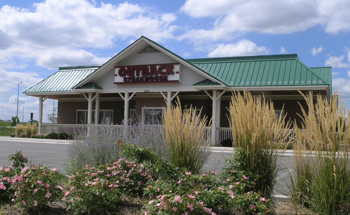 Outback Steakhouse Landscape Upland Design Commercial