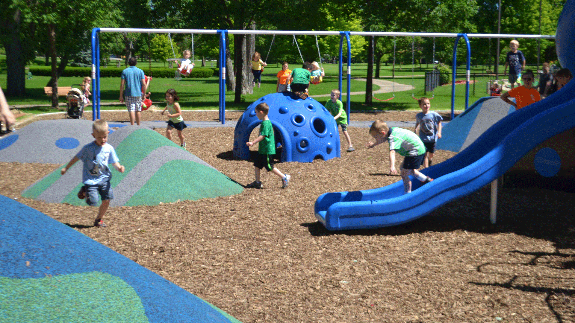 Wheeler Park View of Park Large Upland Design