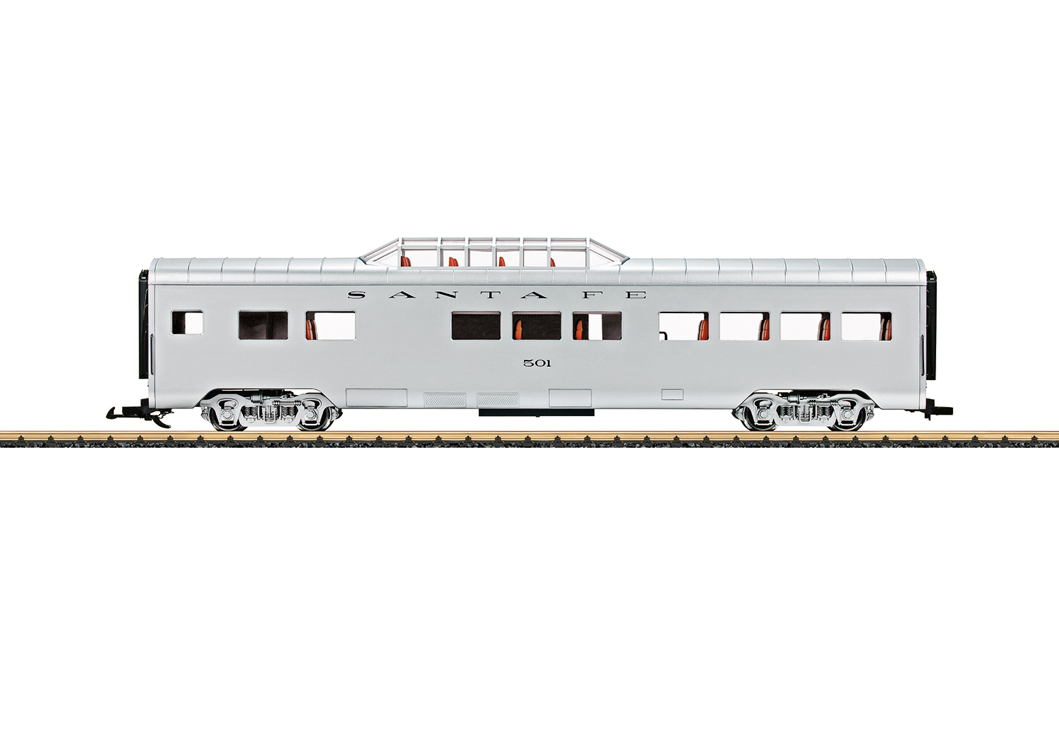 LGB#36567 SANTA FE VISTA DOME CAR – Upland Trains