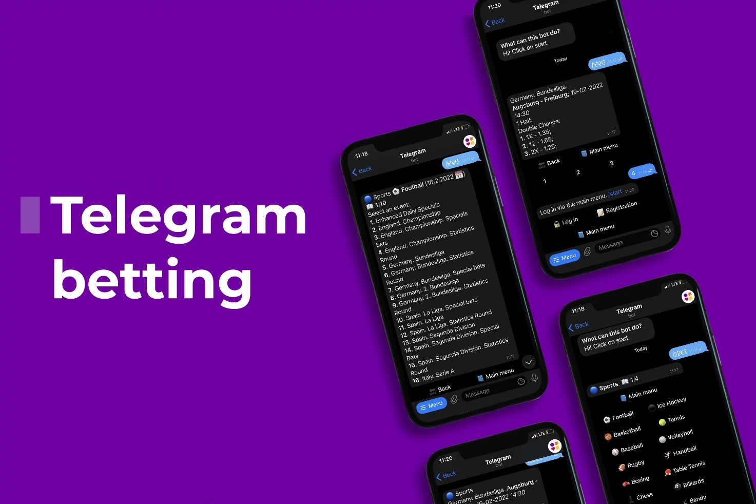SMS and Telegram betting the benefits! Uplatform