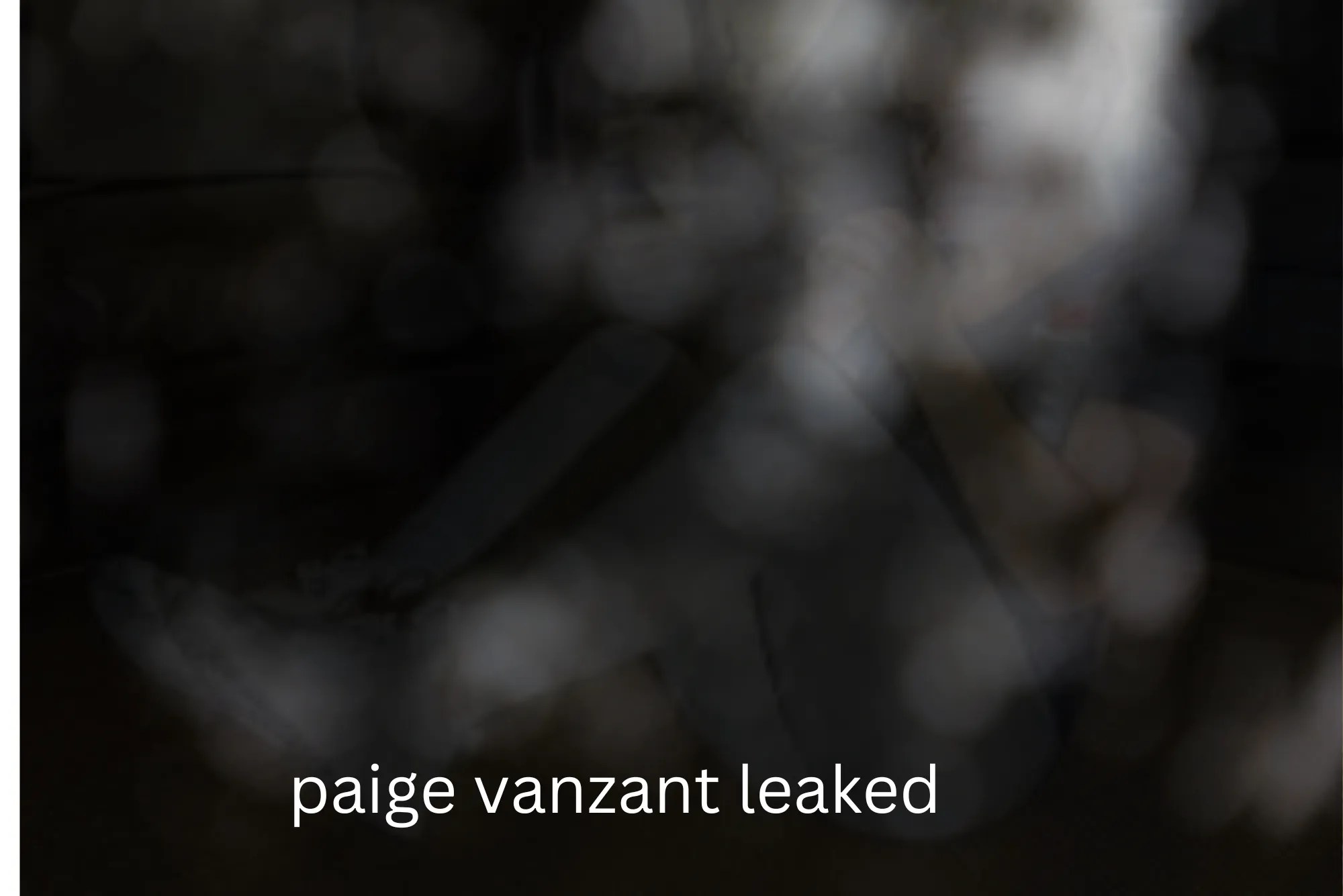 Paige VanZant Leaked Incident Deep Dive into Controversy