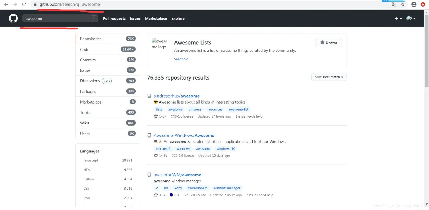 Github上面的awesome系列项目总结 简书