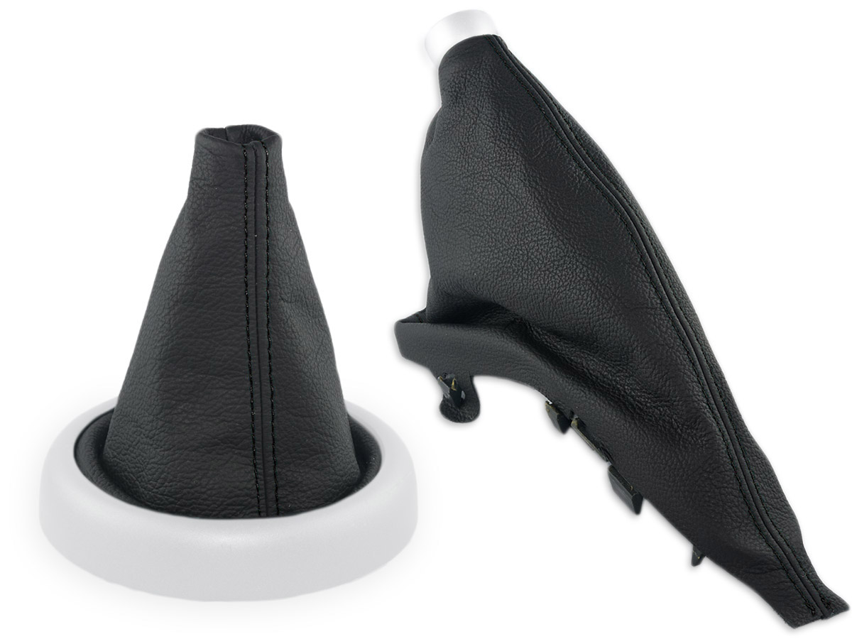 FOR MINI COOPER SONE R50 R53 GEAR BOOT HANDBRAKE GAITER LEATHER STITCH