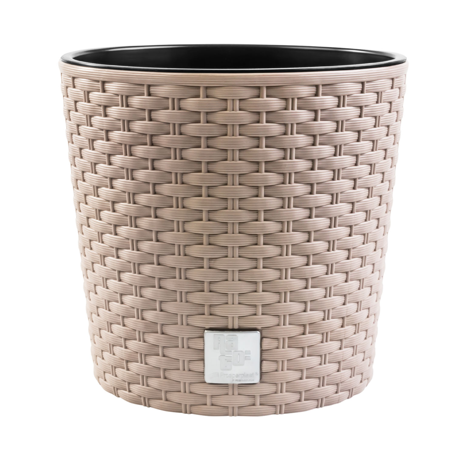 Blumentopf Blumenkübel Rattanoptik Übertopf Pflanzkübel