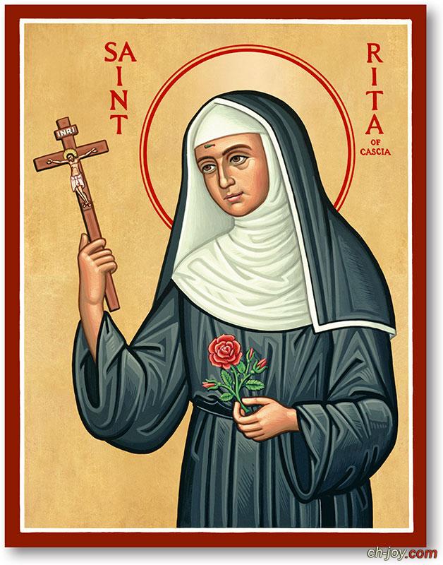 ايقونة القديسة ريتا st rita منتدى الفرح المسيحى