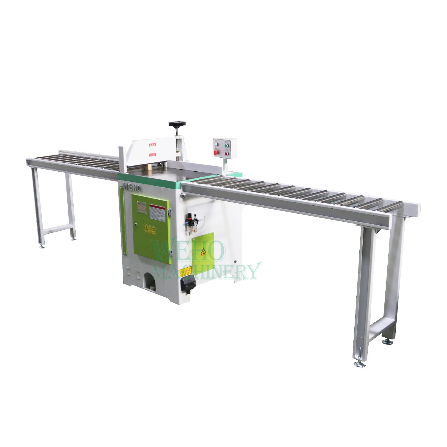 Manun feeding circular cross cutting saw machine for length wood cut