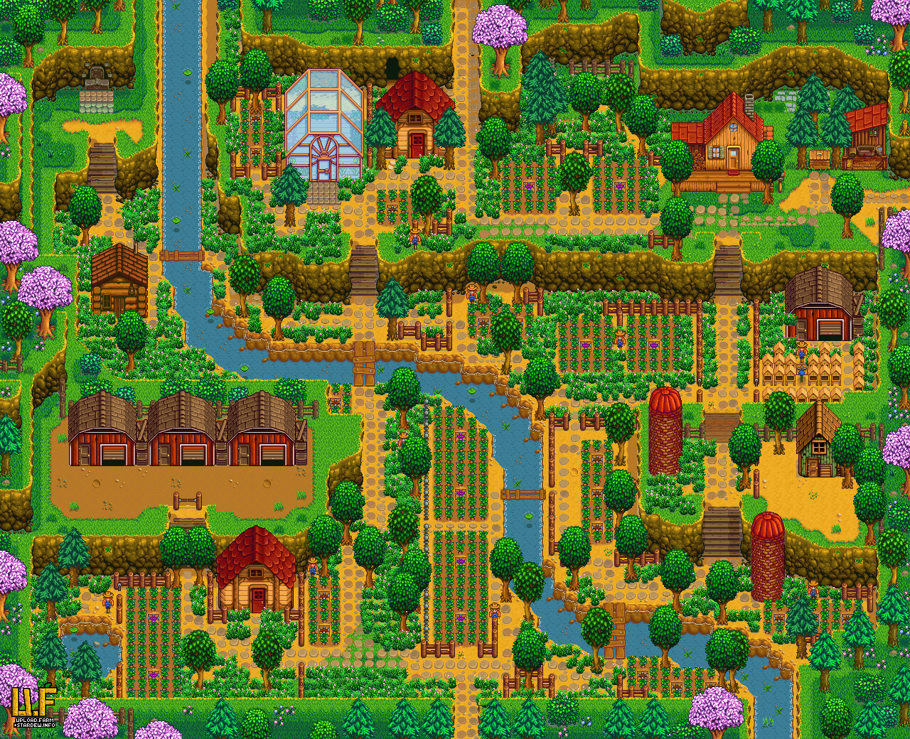 Farm layouts Stardew Valley The Lost Noob