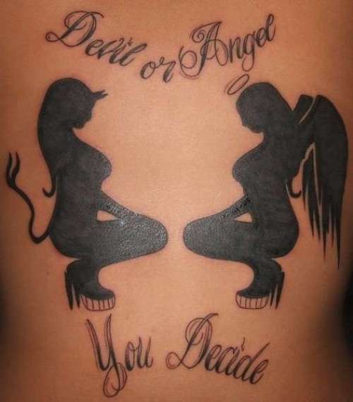 Tatuaggi Angeli E Demoni: Significato E Tante Idee Tutte Da Copiare 570_x_500_jpg