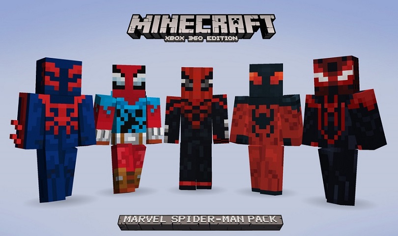Minecraft Xbox 360 Un pack de skins Spiderman. FRMinecraft