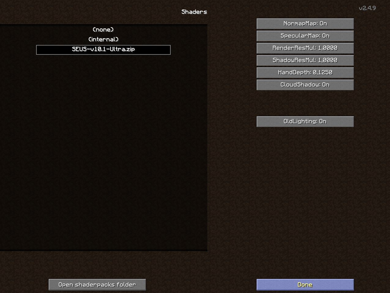 Minecraft Installer et utiliser un shader