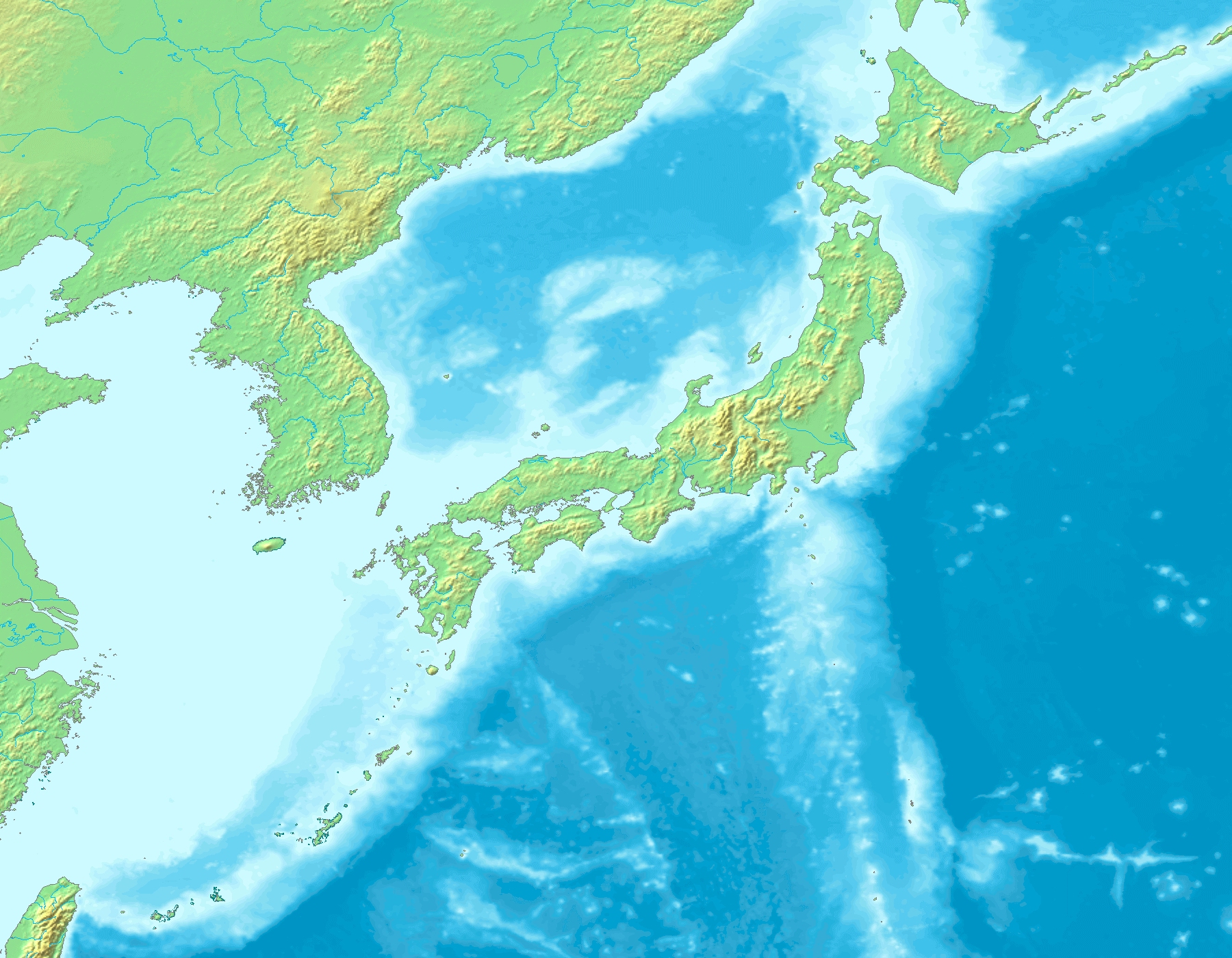 FileTopographic Map of Japan.png Wikimedia Commons