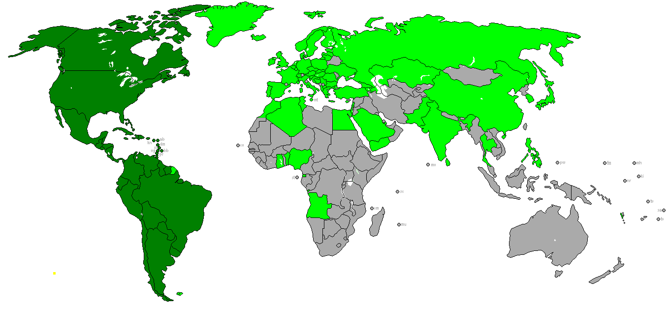A List Of Independent States Member Of The O.a.s 2023 Member States Of The Organization Of American States - Wikipedia