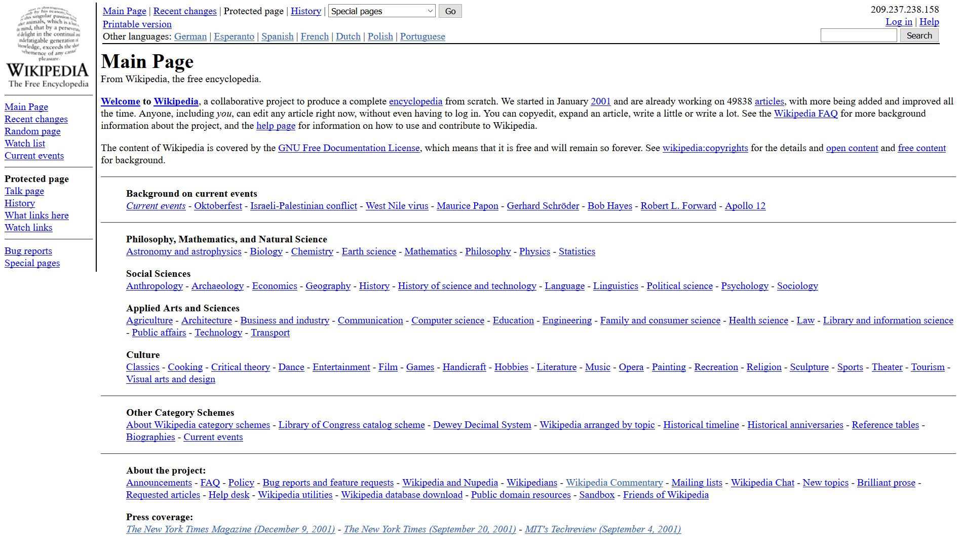 FileEnglish Wikipedia Main Page 2002.png Wikimedia Commons