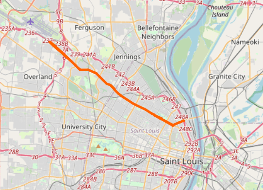 115 Bus Route Map