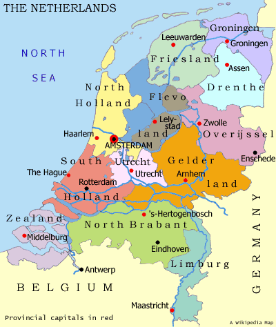 Netherlands On World Political Map File:netherlands Map Small.png - Wikipedia