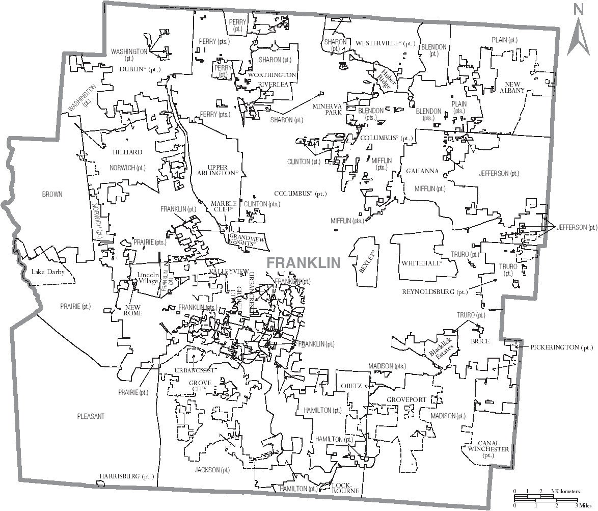 Franklin County Ohio Map File:map Of Franklin County Ohio With Municipal And Township Labels.png - Wikimedia Commons