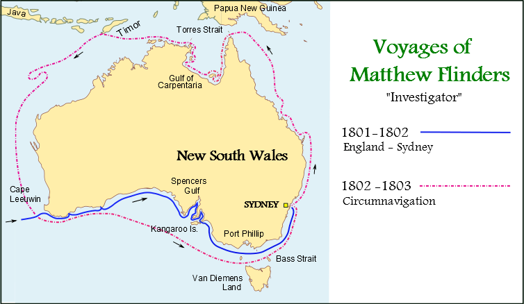 Matthew Flinders Map Of Australia Fail:flinders Map V1P.png - Wikipedia Bahasa Melayu, Ensiklopedia Bebas