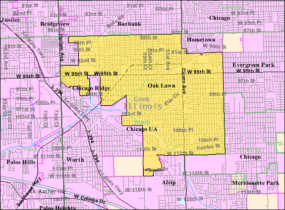 Oak Lawn Il Map File:oak Lawn Il 2009 Reference Map.gif - Wikimedia Commons